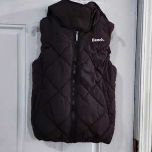 Bench Black Puffer Vest